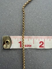 Vintage 18k Gold Hand Painted Indian Charm Pendant Necklace Plated