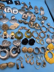 Vintage Clip-on And Screw Back Earrings **READ DESCRIPTION**