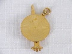 Vintage Rugin Gold Tone Mercury Rocket Charm