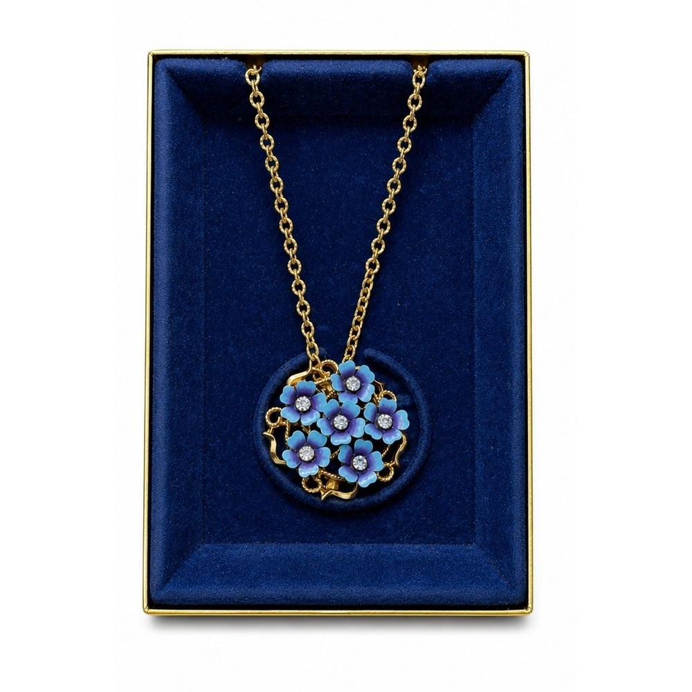 Vintage, marked AVON “Love Blossoms” convertible pendant/brooch w/ Chain and box