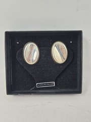 Oval Sterling Silver Sarah Coventry Styled Clip On Earings