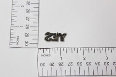 Deadstock Vintage YES Logo Metal Pin Pewter Steve Howe Alan White