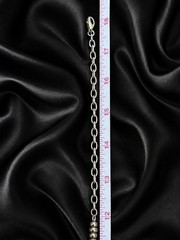 18” Silver Tone & White Teardrop Dangle Bib Necklace, Whitehall Box