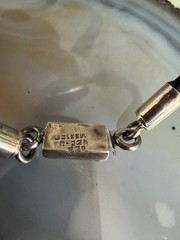 Sterling Silver 925 Mexico Leather bracelet