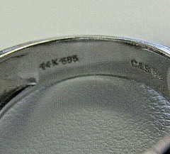 Beautiful 1.50 ctw Diamond Ring 14k White Gold Baguette / Rounds MAKE OFFER