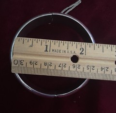 Taxco Mexico – 925 Sterling Bangle Bracelet w/Bull, Toreador, Picador 2-1/4″ Med