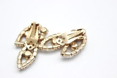 D&E Juliana Style Signed MADELEINE Vintage RHINESTONE EARRINGS – DELIZZA ELSTER