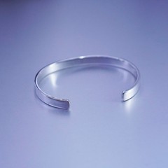 6.75”, Sterling 925 silver bracelet, quote cuff therapist coach motivator jokey