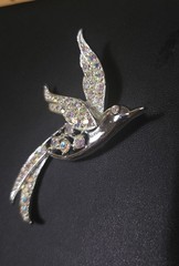 1960’S SARAH COVENTRY Bird of Paradise Brooch AB Pin Gorgeous