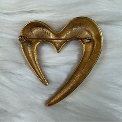 Vintage Heart Brooch
