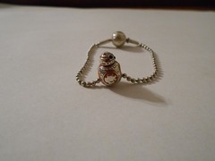 Pandora Essence .925 Sterling Silver Bead 6.5″ Charm Bracelet w/Star Wars BB-8