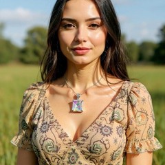 Mystic Topaz Pendant: Iridescent Rainbow Gemstone, Spiritual Healing Necklace