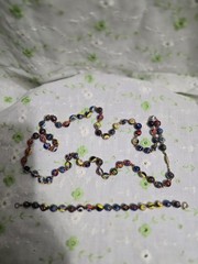 VTG MCM MURANO GLASS BEADS VENETIAN 30in NECKLACE & BRACELET