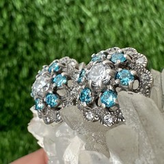 Vintage Earrings Silver 925 Women’s Jewelry