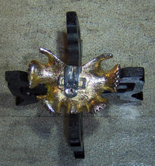 Vintage S.G. D’OR Dress or Shoe Clip On gold tone Flower or Leaf