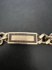 Vintage Men’s 8 1/2 ” Speidel ID Bracelet Gold Tone Nice !