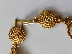 Vintage bracelets. box clasp. safety chain lock, Anchors, stones, rhinestones. 4