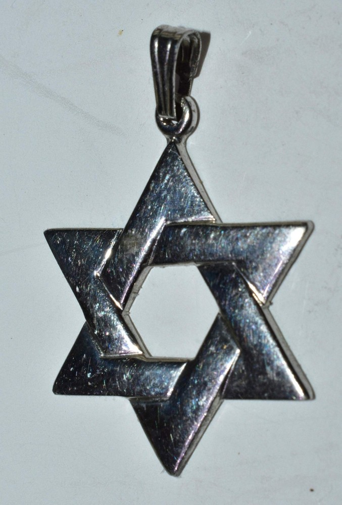 Vintage Sterling Silver Star of David Pendant – Made in USA by Marathon