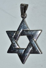 Vintage Sterling Silver Star of David Pendant – Made in USA by Marathon