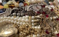 4Lb Mixed Mystery Jewelry Lot Vintage Mod Boho Bead Necklaces Bracelets Earrings