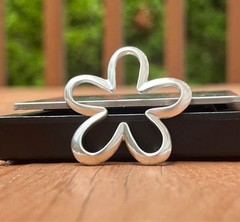 925 🌼🇹🇭 Slide Sterling Silver Vintage Flower Pendant
