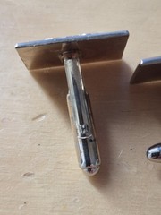 Vintage Art Deco Men’s Silver Toned Cufflinks Monographed with The Letter H