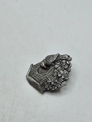 Collection Of 5 Birds And Bloom Pewter Brooches. Signed, 4 Limited Edition