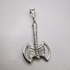 Vintage Pendant “Perun’s Axe ” made of 925 silver,sample,handmade, 4,23g