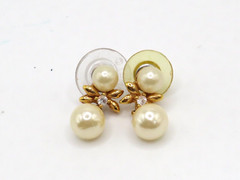 28pc LOT COSTUME JEWELRY – 14 PAIRS of BEAUTIFUL LADIES RHINESTONE EARRINGS *