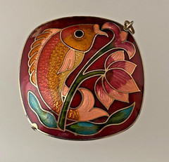 LOT 3 VINTAGE CHINESE CLOISONNE ENAMEL BANGLES, BRACELETS & 1 PENDANT