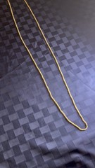 Vintage Hand Knotted Baroque Freshwater Pearl Necklace Endless Strand 104 Inches