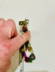 VTG Bracelet Art Glass, Cloisonné , Beads From Around The World… Statement Piece