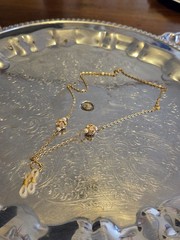 vintage eyeglass necklace chain