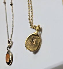 Vintage Lot 12 Costume Jewelry Pendants with Chains Unique Assortment! NICE!