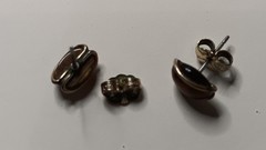 Vintage Avon 14K Gold Filled Tiger’s Eye Stud Earrings – Excellent Condition