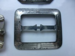 Lot of 7 Vintage Metal Fashion Belt Buckles
