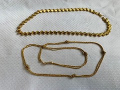 Vtg Costume Jewelry Lot Enamel Tiger’s Eye Faux Amber / Onyx / Gemstones