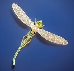 Signed MMA MKM CN Metropolitan Museum Of Art Russian Dragonfly Brooch Insect