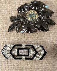 Lot Of 14 Vintage Miscellaneous Unsigned Brooches Pins Jewelry $3.57 Per Brooch