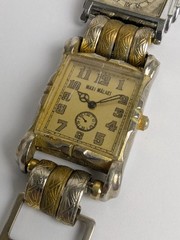 Vintage Steam Punk Wrist Watch Bracelet Unique Men’s Wrist Watches 7.75″ Long