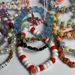 Kidcore Bracelet Lot Dress Up Party Favor Some Vintage All Plastic
