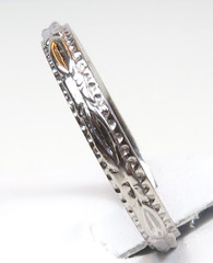 Antique Art Deco 1920’s Wedding Band Ring Platinum Finger Size 7 UK-N1/2 2.62MM