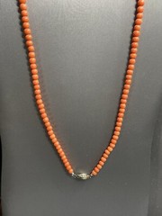 Antique Natural Satsuma Coral Almost Perfect Cascading 4.7mm-8.5mm