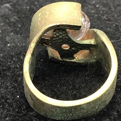 Vintage 18KT GE Gold Plated & Cubic Zirconia Statement Look Ring varied sizes