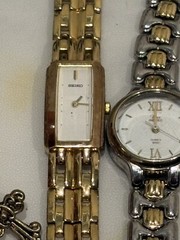 Vintage To Now Jewelry Lot Untested 17 Pieces Eclectic Beaded Seiko Timex