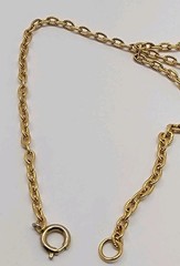 Vintage CELEBRITY Large Rhinestone Faux Turquoise Pendant Necklace GoldTone Boho