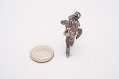Vintage Mexico Sterling Silver 925 Cherub Pendant