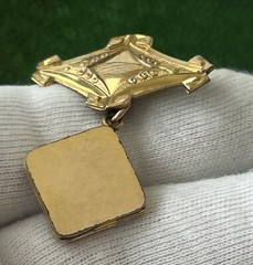 Victorian Antique BB Co. 1800’s Locket On The Belt /ribbon Hardware Very Nice