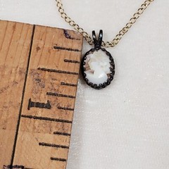Marathon Fine Jewelry 12 KT Gold Filled Sterling Pendant Genuine Cameo