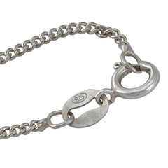 Vintage Sterling Silver 925 Curb Link Chain Necklace 18″